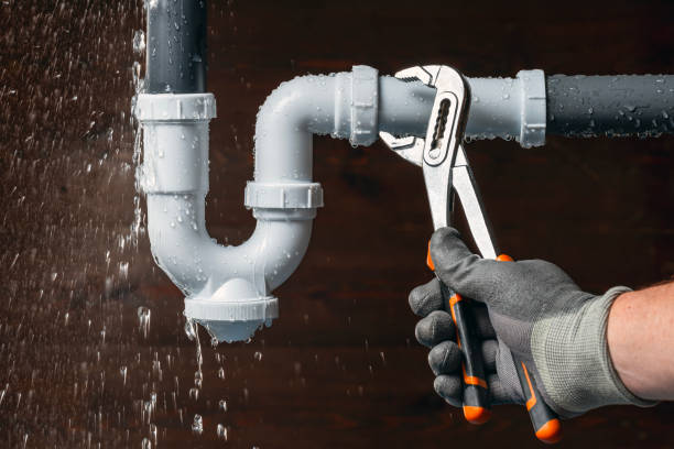 Professional Sewer Line Repair technician working in Russell, KS